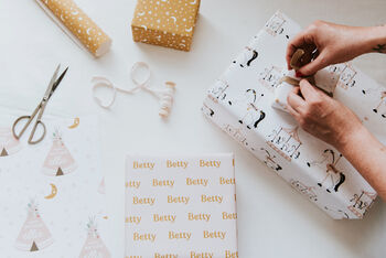 Personalised Carousel Wrapping Paper, 6 of 7