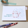 12 Personalised Red Cat Notecards, thumbnail 1 of 3