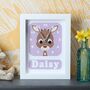 Personalised Childrens Deer Clock, thumbnail 1 of 9