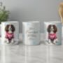 Personalised Welsh Springer Spaniel In Christmas Jumper Mug, thumbnail 2 of 2