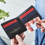 Personalised Colour Block Card Wallet With Photo Card, thumbnail 2 of 3