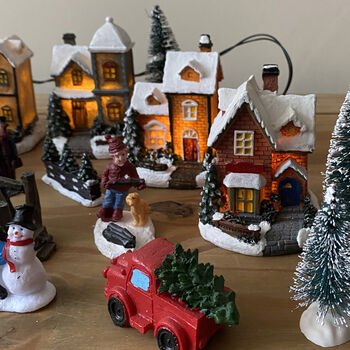 Christmas Village Scene For Windowsills Or Mantlepieces, 8 of 9