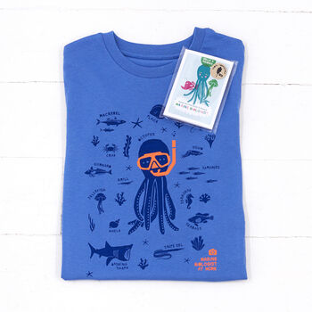 Sea Life Guide Organic T Shirt + Booklet, 4 of 10