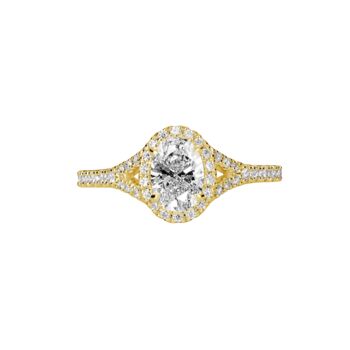 Created Brilliance Chloe Oval Lab Grown Diamond Ring, 5 of 9