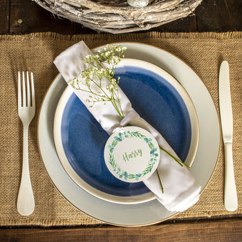 Easter Wreath Personalised Place Setting, 3 of 6