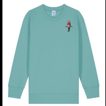 Childrens Organic Cotton Parrot Sweatshirt, 6 of 12