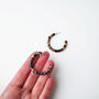 Karamell Slim Hoop Earrings, thumbnail 2 of 6