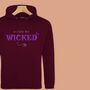 'A Little Bit Wicked' Glittery Teens/Adults Hoodie, thumbnail 3 of 12