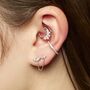 Princess Daith Hoop Single Earring, thumbnail 3 of 5
