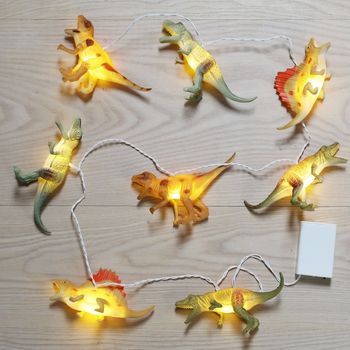 Colourful Dinosaur String Lights, 5 of 6
