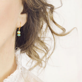 Opal Bead Earrings, 4 of 9