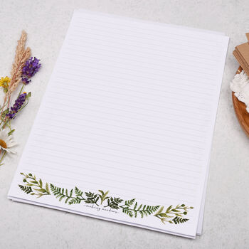 A4 Botanical Letter Writing Paper, 3 of 4