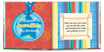 Personalised Children's Book, Incredible Big Brother, 10 of 10