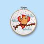 Baby Phoenix Cross Stitch Kit, thumbnail 1 of 10