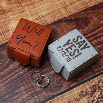 Personalised Proposal Ring Box, 2 of 8