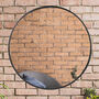 Contemporary Circular Iron Wall Mirror, thumbnail 3 of 3