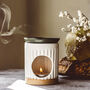 Ribbed White And Sage Oil Burner – Handmade Ceramic, Wax Melt Compatible, thumbnail 4 of 4