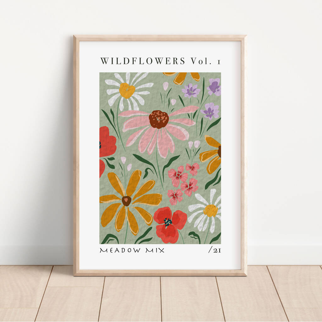 'Wildflower Vol One' Illustration Print, 1 of 3