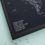 Detailed Personalised World Travel Pinboard Map, thumbnail 8 of 12