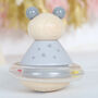 Bear Tumbler Rattle Toy And Personalised Bag, thumbnail 3 of 4
