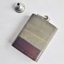 Personalised Coordinates Leather Hip Flask, thumbnail 3 of 6