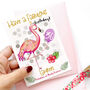 Personalised Flamingo 'Fabulous' 30th Birthday Card, thumbnail 5 of 10