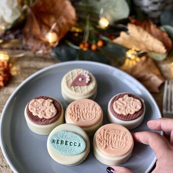 Personalised Thanksgiving Chocolate Coated Oreo Gift, 10 of 12