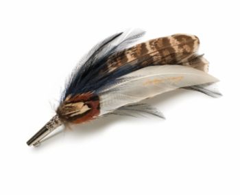 Country Style Feather Corsage Brooch Pins, 10 of 12