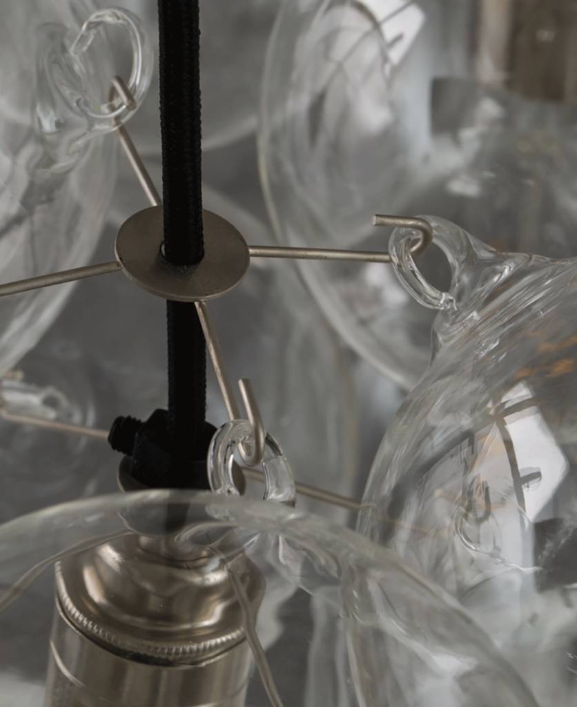 bubble chandelier light by dowsing & reynolds