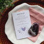 Amethyst Smoothstone With Pouch | Crystal Gift, thumbnail 1 of 8