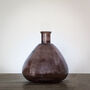 Handmade Bottle Neck Recycled Glass Balloon Vase, thumbnail 2 of 7