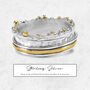 Personalised Sterling Silver Golden Crown Spinner Ring, thumbnail 7 of 11