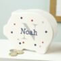 Personalised Name And Big Initial Piggy Bank, thumbnail 1 of 3