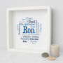 Personalised 80th Birthday Word Art Gift For Him, thumbnail 1 of 4