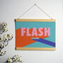 Flash Musical Lyric A5 Print With Hanging Frame, thumbnail 1 of 2