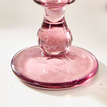 Set Of Four Amethyst Wine Goblets, 5 of 6