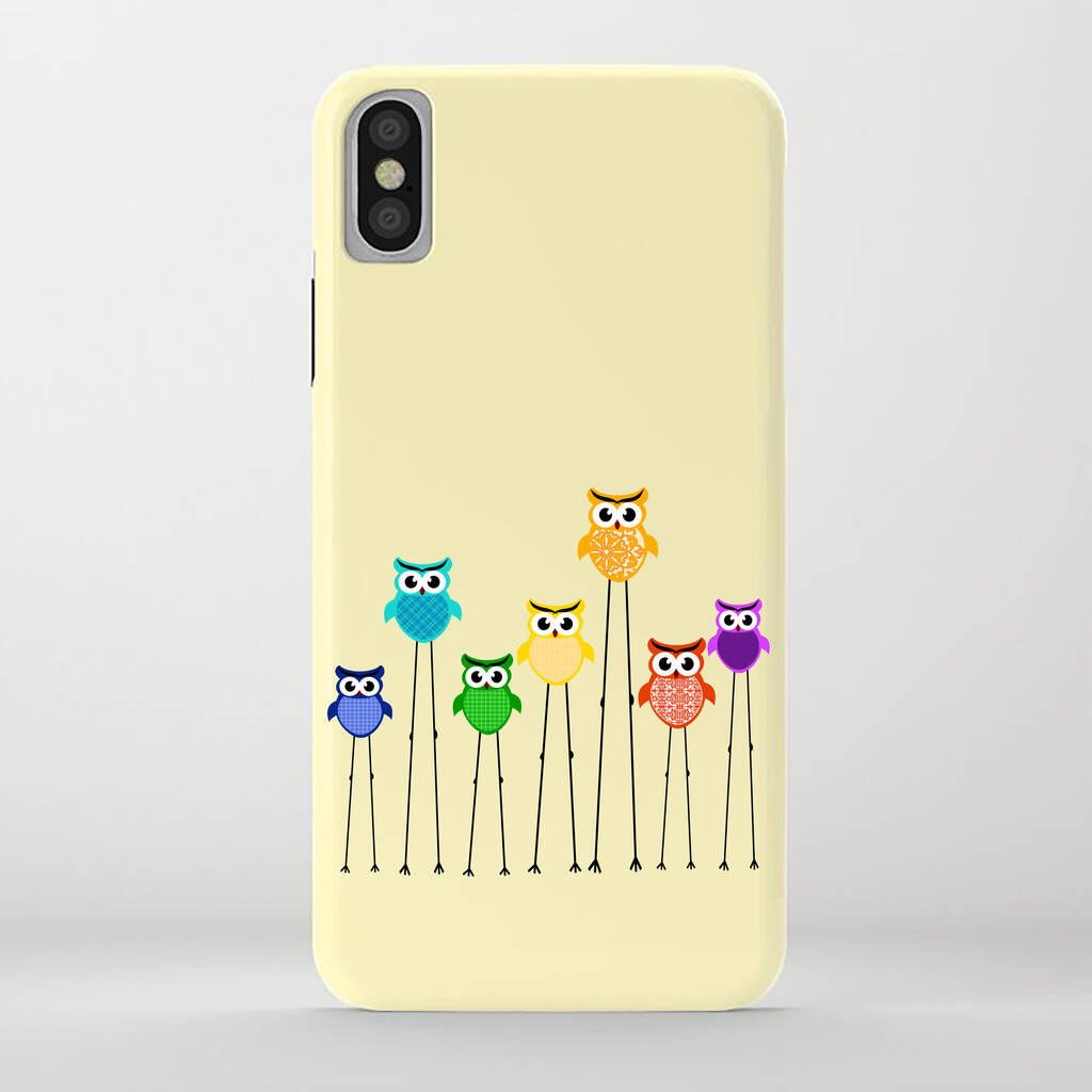 Owls On Phone Case By Indira Albert 7660