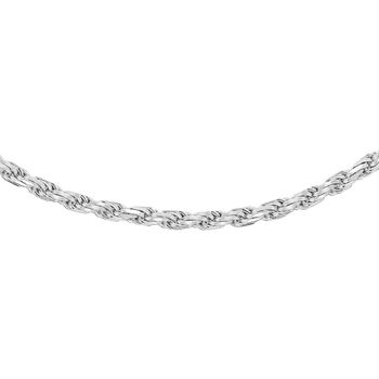 Mens Sterling Silver Medium Rope Chain Necklace, 3 of 10