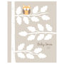 Owl Tree Personalised Baby Shower Guest Book Print, thumbnail 2 of 5