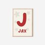 Personalised Boys Nursery Prints Set | Racing Car And Rocket Wall Art, thumbnail 5 of 6