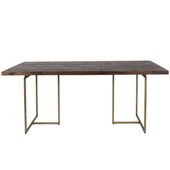 Class Herringbone Dining Table, 4 of 4
