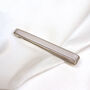 Personalised Sterling Silver Plain Tie Slide, thumbnail 1 of 4