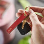 Bluetooth Tracker Personalised Leather Keyring, thumbnail 2 of 8