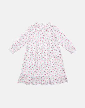 English Rose Long Sleeved Children's Cotton Nightie, 3 of 5