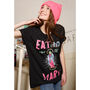 Eat Drink And Be Mary Women's Christmas T Shirt, thumbnail 3 of 8