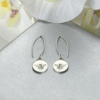 Bee Necklace And Earring Set Personalised, 2 of 7