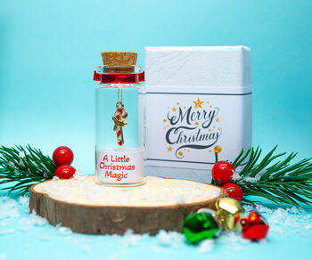 Personalised Mini Christmas Candy Cane Keepsake Gift, 3 of 3