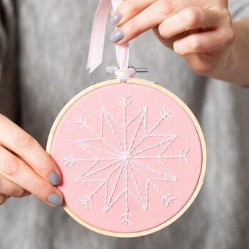 Snowflake Embroidery Kit, 3 of 5