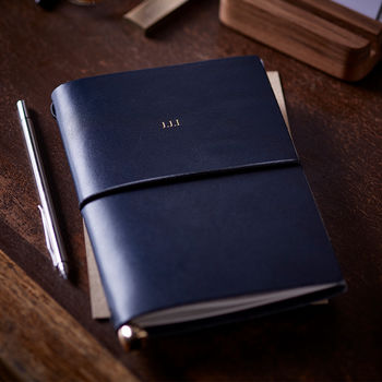 Personalised Leather Travel Journal, 2 of 11