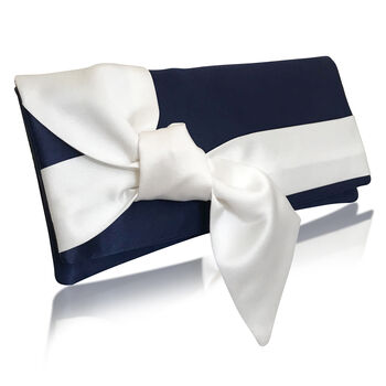 Piper Satin Bow Clutch, 3 of 6